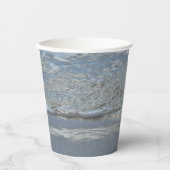 Gobelets En Papier L'eau sur la plage Photographie Abstraite (Recto)