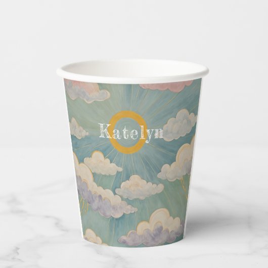 Gobelets En Papier L'Embrace de Daybreak personnalisée (Recto)