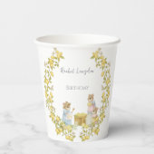 Gobelets En Papier Lemon Garden with Mice  (Verso)