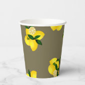 Gobelets En Papier Lemon Squeeze Anniversaire de mariage (Verso)