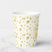 Gobelets En Papier Lemon Sweet One Anniversaire (Droite)