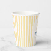 Gobelets En Papier Lemon Yellow Stripes (Droite)