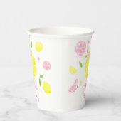 Gobelets En Papier Lemonade rose Lemon Anniversaire (Droite)
