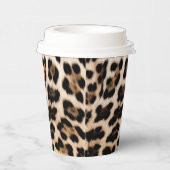 Gobelets En Papier Léopard noir Brown crémeux (Droite)