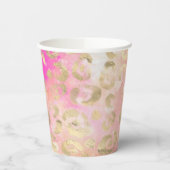 Gobelets En Papier Leopard Peinture série Design 5 (Gauche)