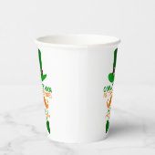 Gobelets En Papier Leprechaun moderne St. Patrick's Any Age Anniversa (Droite)