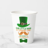 Gobelets En Papier Leprechaun moderne St. Patrick's Any Age Anniversa (Recto)