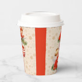 Gobelets En Papier Les anges décorant l'arbre de Noël (Gauche)