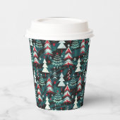 Gobelets En Papier Les arbres de Noël. (Gauche)