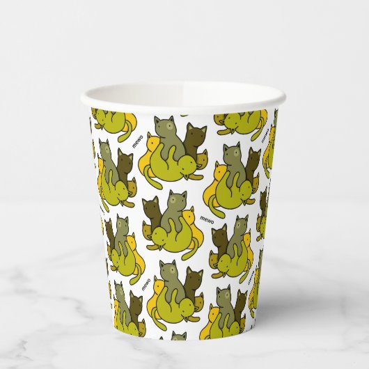 Gobelets En Papier Les chatons d'olive (Gauche)