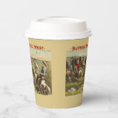 Gobelets En Papier Les Chevaux de l'Ouest sauvage de Buffalo Bill (Gauche)