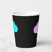 Gobelets En Papier les coeurs de m. & mrs (Gauche)