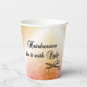 Gobelets En Papier Les Coiffeurs Le Font Avec Style (Verso)