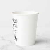 Gobelets En Papier Les Enseignants Ouvrent La Porte Que Vous Entrez P (Verso)