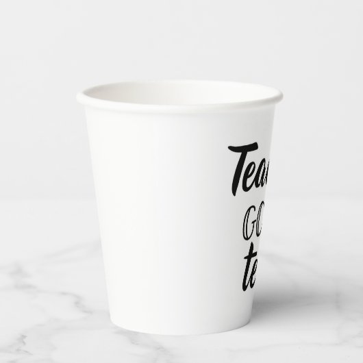 Gobelets En Papier Les enseignants vont enseigner 2 (Recto)