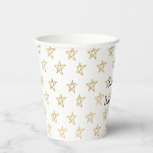 Gobelets En Papier Les étoiles d'or brillent (Droite)