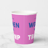 Gobelets En Papier Les Femmes Pour Trump (Droite)