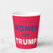 Gobelets En Papier Les Femmes Pour Trump (Recto)