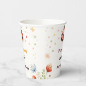 Gobelets En Papier Les Filles Aiment Pique-Nique De Bug Polka Dot 1er (Gauche)