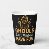 Gobelets En Papier Les Gars Veux Juste S'Amuser ! Halloween (Verso)
