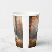 Gobelets En Papier Les grandes Pyrénées à l'automne Feuilles automne  (Gauche)