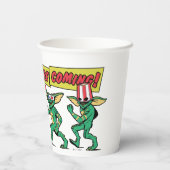 Gobelets En Papier Les Gremlins™ arrivent (Verso)