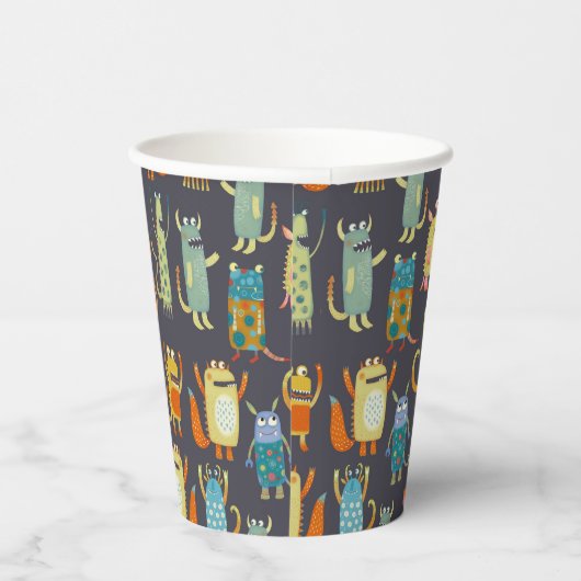 Gobelets En Papier Les mignons monstres (Droite)