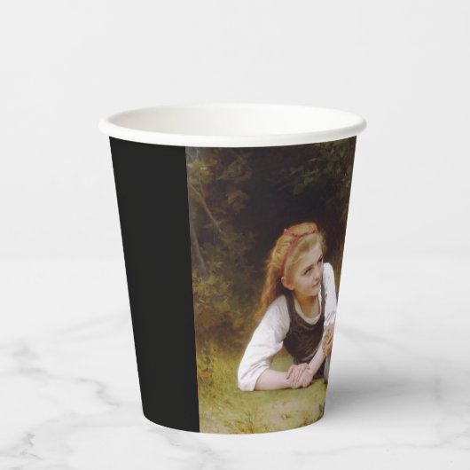 Gobelets En Papier Les Noisettes : Les jeunes filles ramassent les no (Recto)