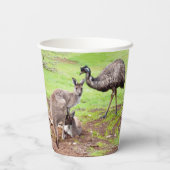 Gobelets En Papier "Les Pals improbables : l'amitié Kangaroo et Emu" (Verso)