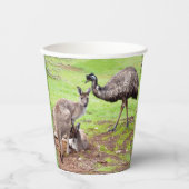 Gobelets En Papier "Les Pals improbables : l'amitié Kangaroo et Emu" (Recto)