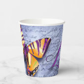 Gobelets En Papier Les papillons aiment le bleu (Gauche)