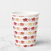 Gobelets En Papier Les Patters de Red Monkey (Recto)