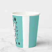 Gobelets En Papier Les tasses de papier à chienne français pawty (Gauche)