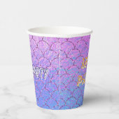 Gobelets En Papier Let`s party mermaid tail (Droite)