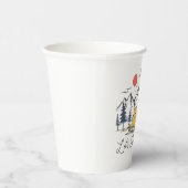 Gobelets En Papier Let's Go Camping (Droite)