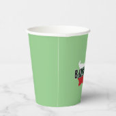 Gobelets En Papier LETTRE D'Art Moderne Simple Bulgarie Drapeau Souve (Droite)