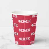 Gobelets En Papier Lettres Phi Sigma Kappa (Droite)