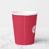 Gobelets En Papier Lettres Phi Sigma Kappa (Droite)