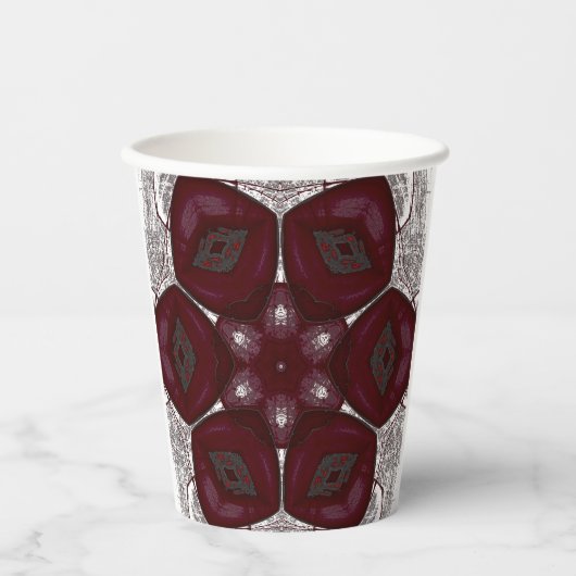 Gobelets En Papier Lèvres Fleur Prem Mandal (Recto)