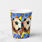 Gobelets En Papier L'explosion du football (Droite)