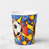 Gobelets En Papier L'explosion du football (Recto)