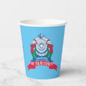 Gobelets En Papier L'Express polaire | Elfes debout En Train (Recto)