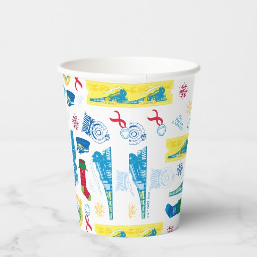 Gobelets En Papier L'Express polaire | Motif d'icône de Noël (Droite)