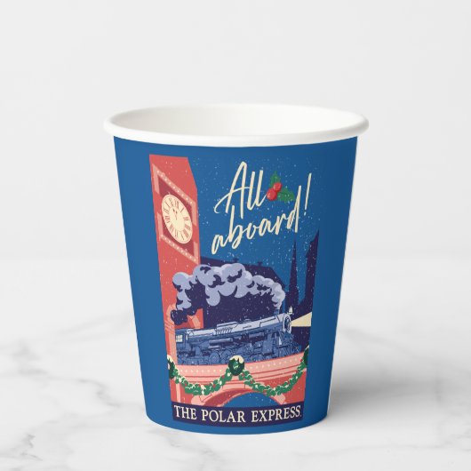 Gobelets En Papier L'Express Polaire - Tout À Bord ! (Verso)