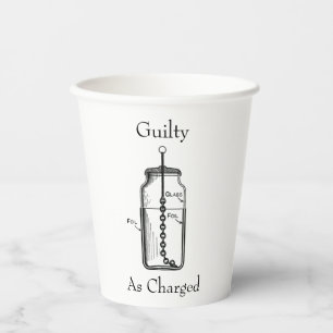 Gobelets En Papier Leyden Jar coupable