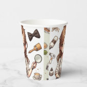 Gobelets En Papier L'homme, la femme. 1 tasse de papier (Droite)