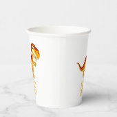 Gobelets En Papier Libérez l'or Dino de Fun Kid's (Droite)