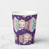 Gobelets en papier Licorne Fière Douce (Droite)