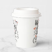 Gobelets En Papier Life is Better With a Cat quote slogan (Droite)