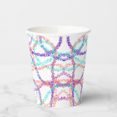 Gobelets En Papier lignes de couleurs (Gauche)